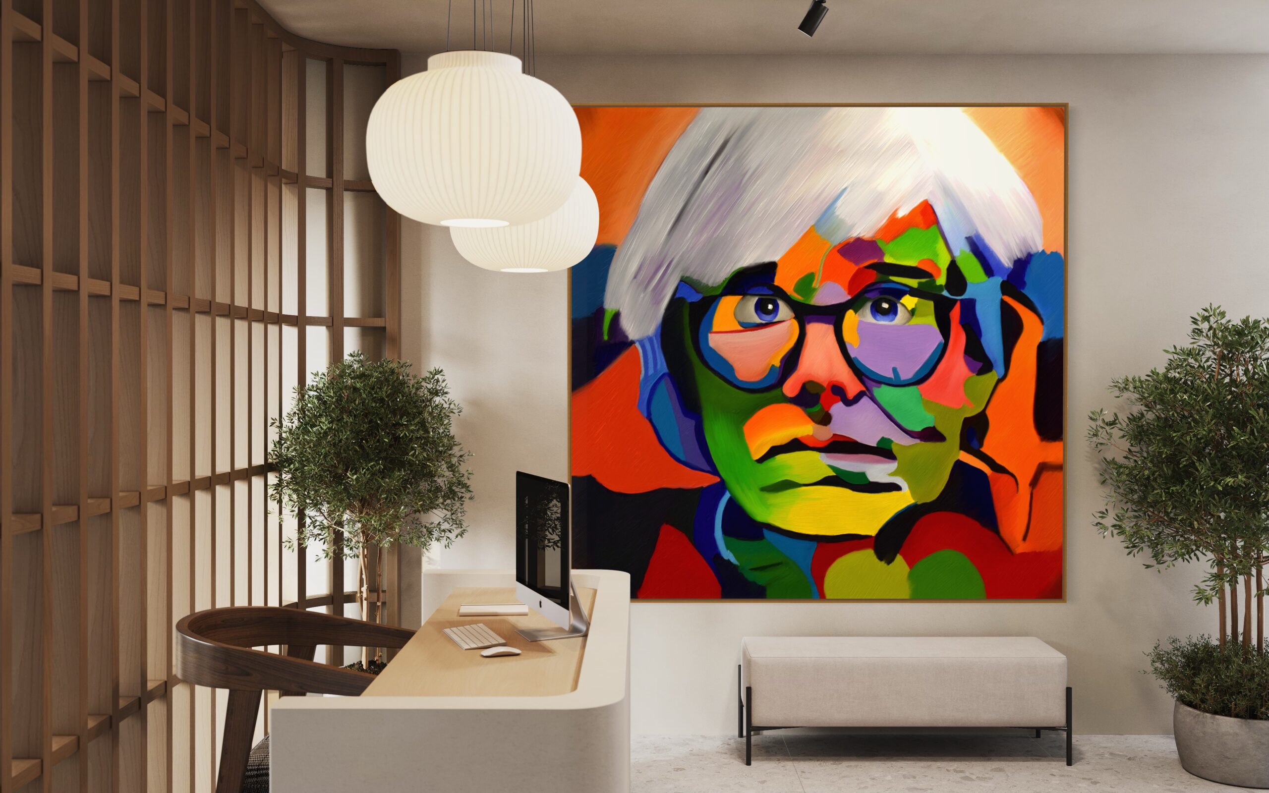 Andy Warhol by Manos Ioannidis